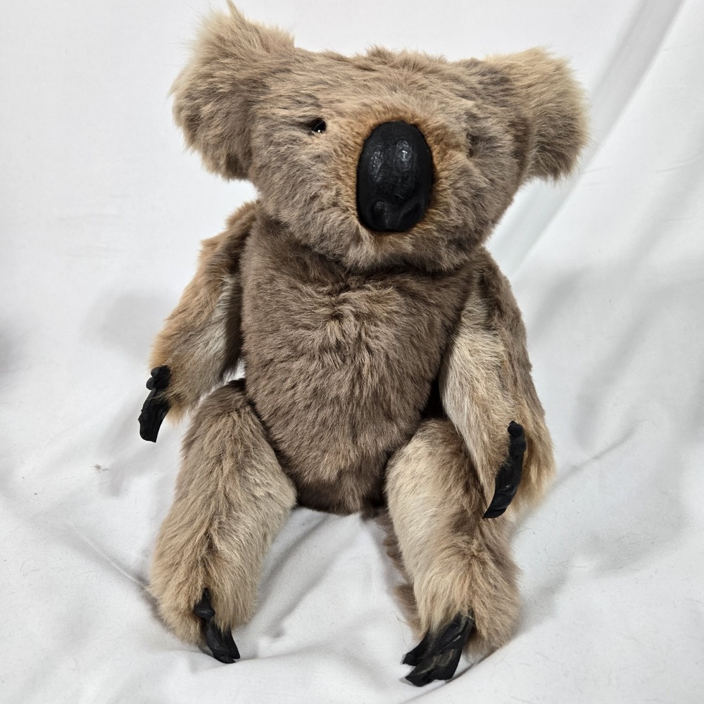 Two Vintage Koala Teddy Bears | Real Fur | Vintage Australian MCM Souveniers - Picture 8 of 16